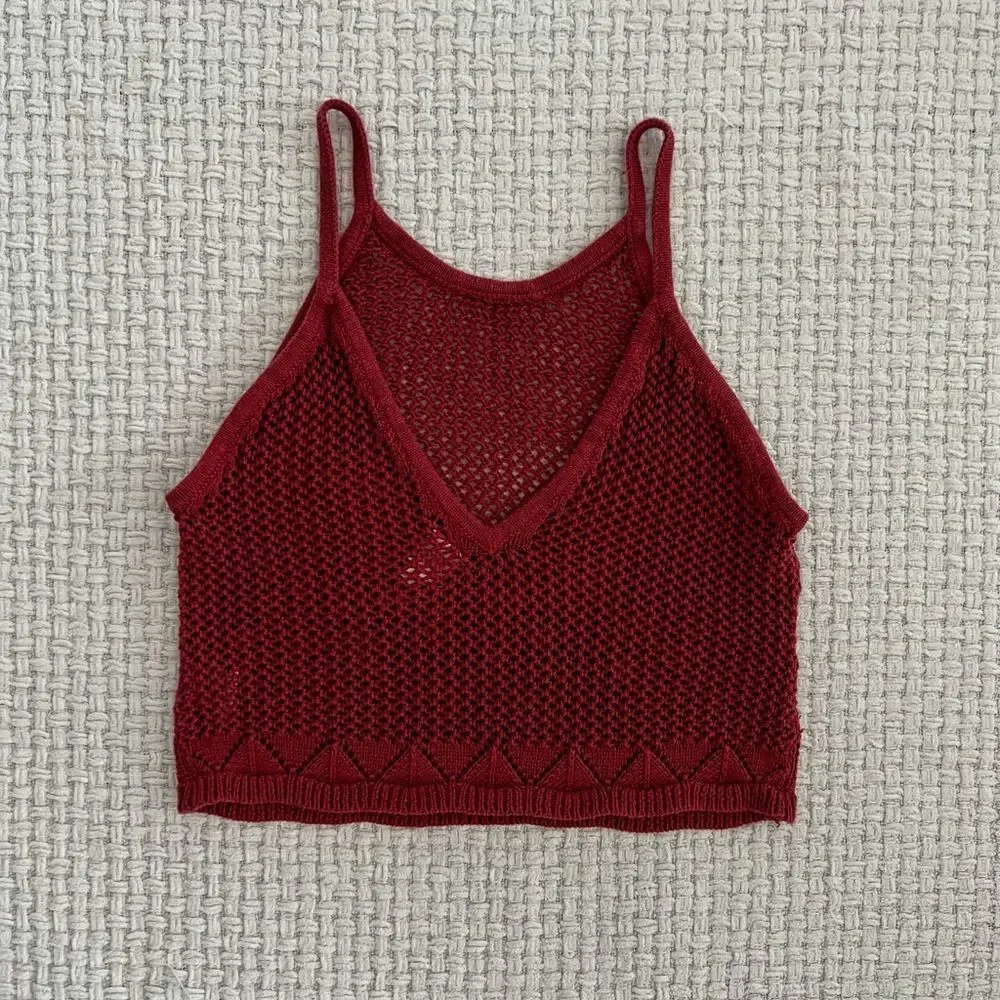 SOLD 𝅺PACSUN Crochet Tank Top - Picture 3 of 4